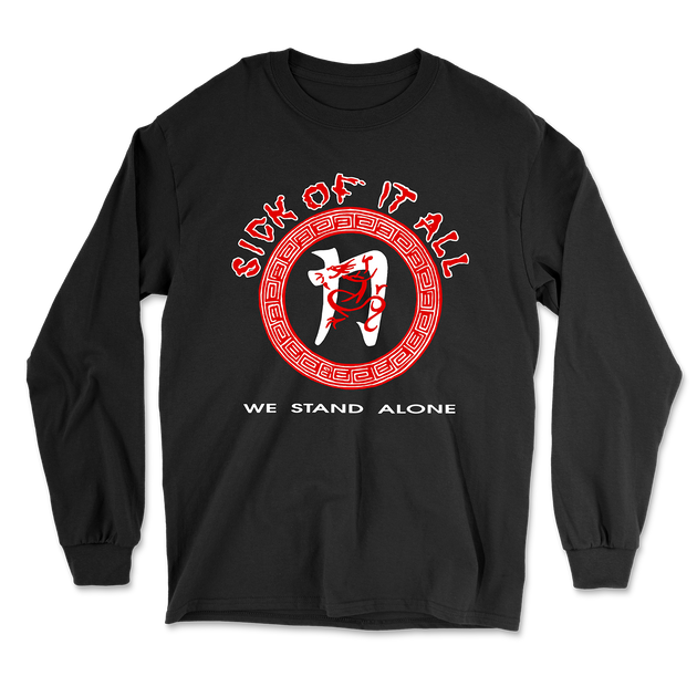 WE STAND ALONE BLACK L/S – Sick Of It All
