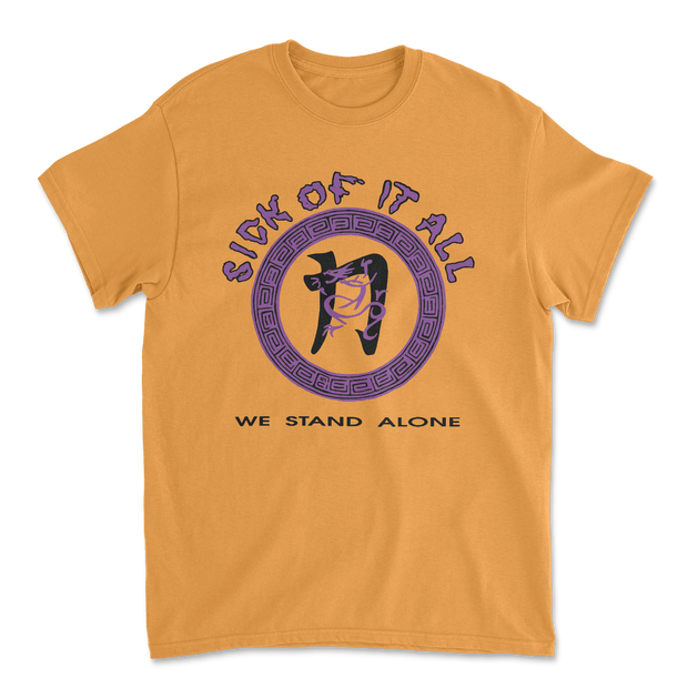 We stand alone t-shirt - Gold