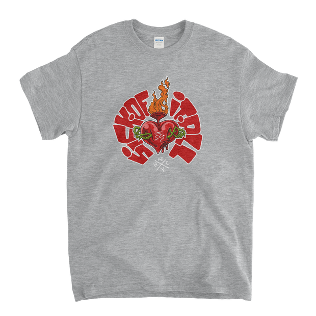 Sacred Heart  T-shirt Grey